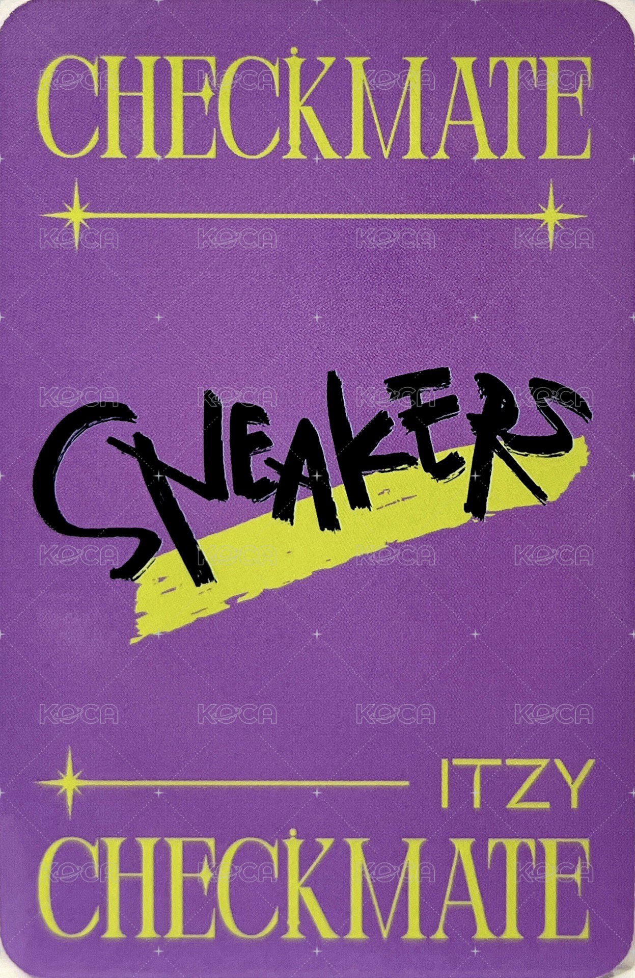 CHECKMATE sw 3.0線上 簽售卡  背面