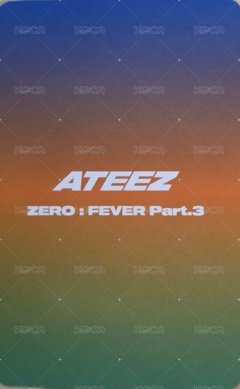 Fever pt.3 el 5.0 特典卡  背面