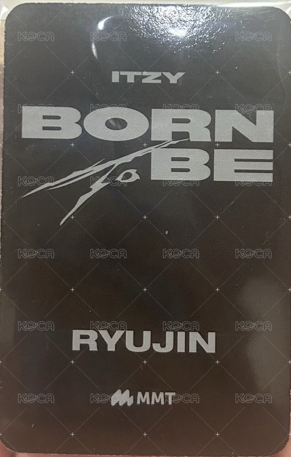BORN TO BE mmt 2.0 簽售卡  背面