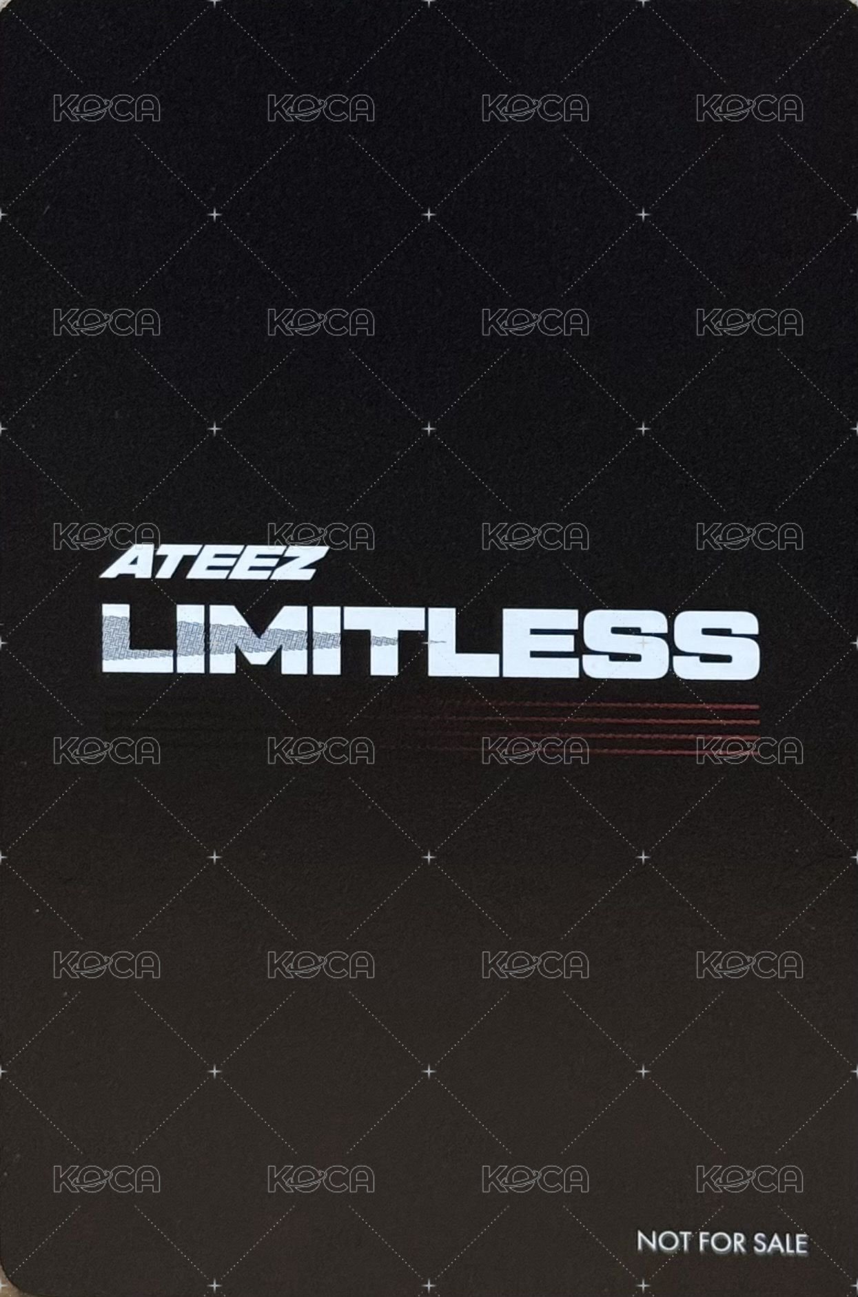 Limitless hmv 特典卡  背面