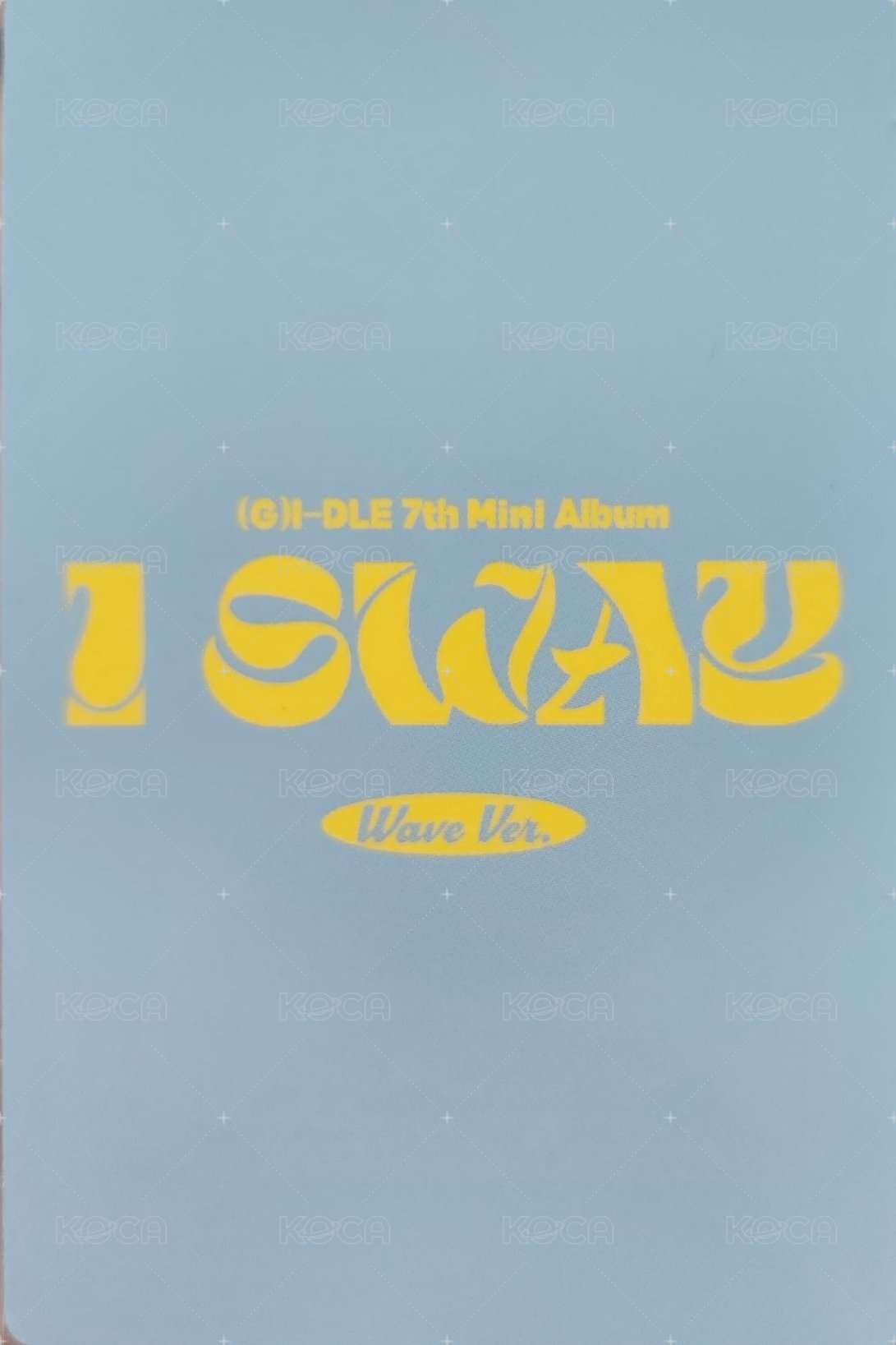 I SWAY 專輯卡 WAVE版 背面