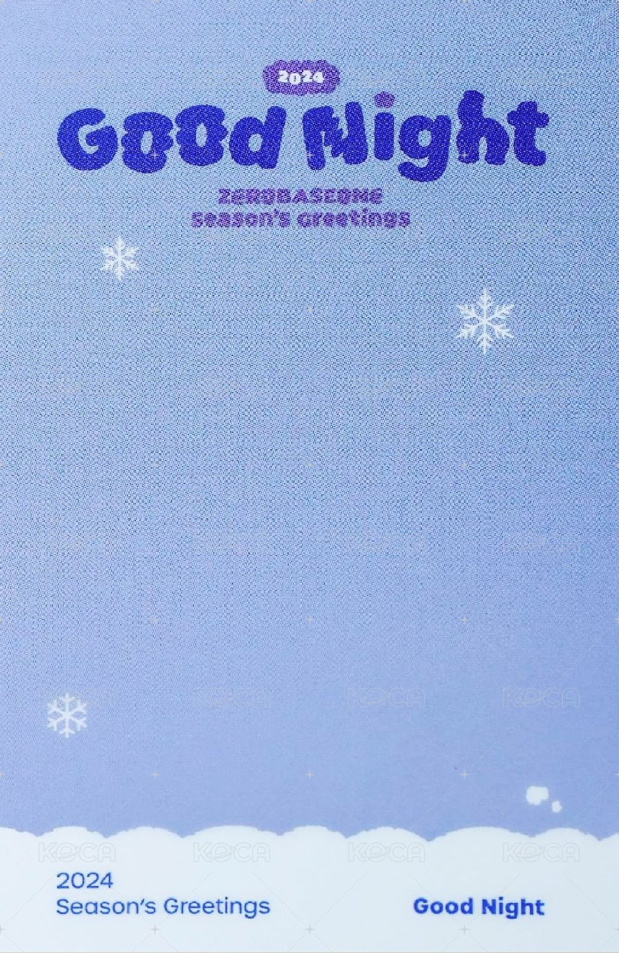 24'SG am 年曆卡  背面