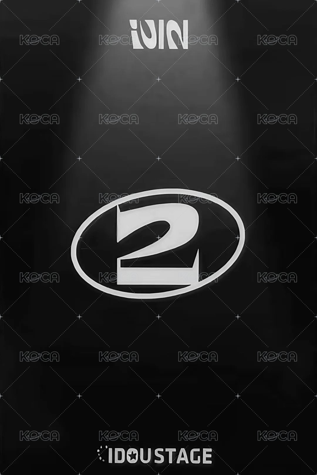 正規二 愛豆驛站 3.0 幸運卡  背面