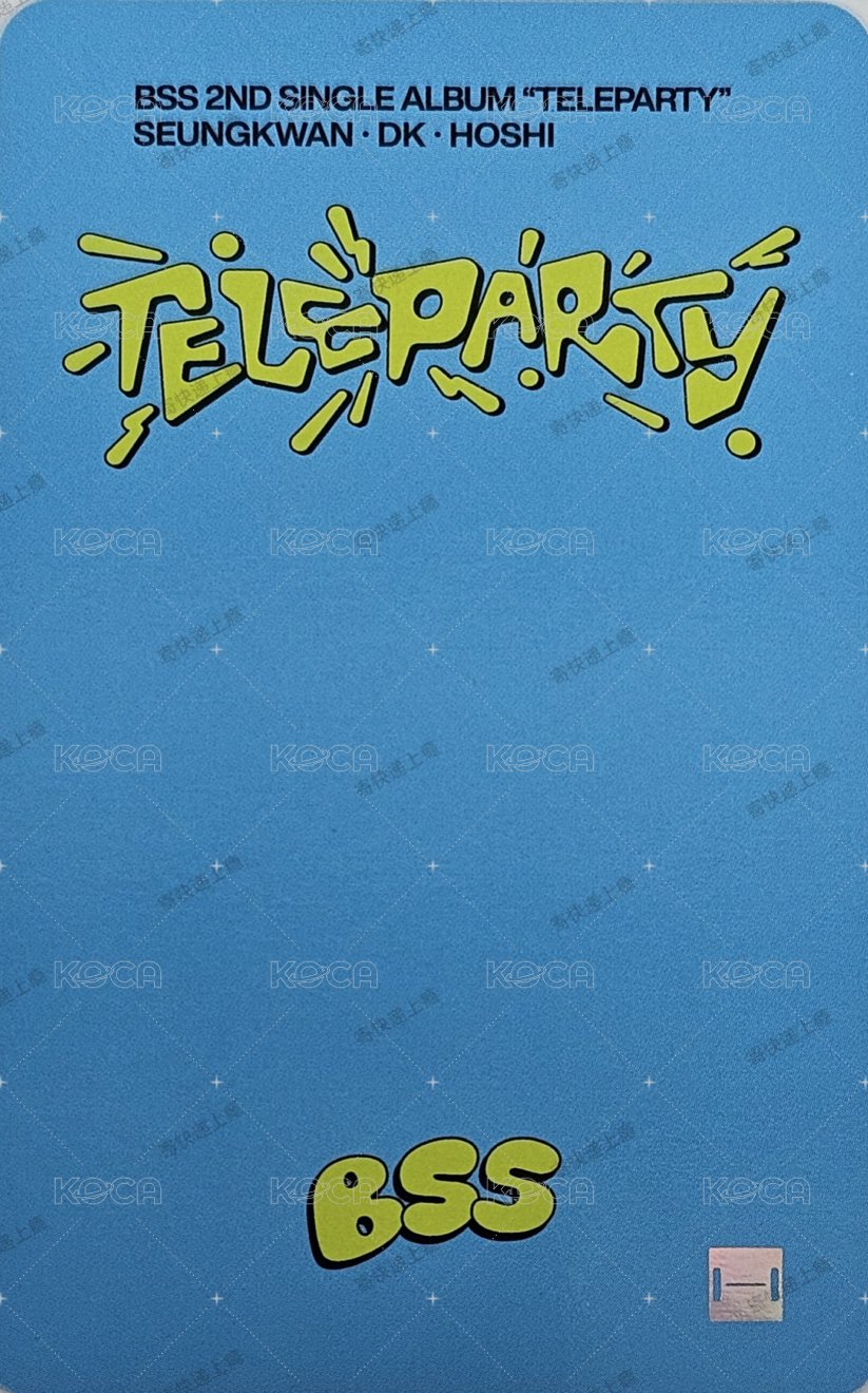 BSS<TELEPARTY> ma 特典卡  背面