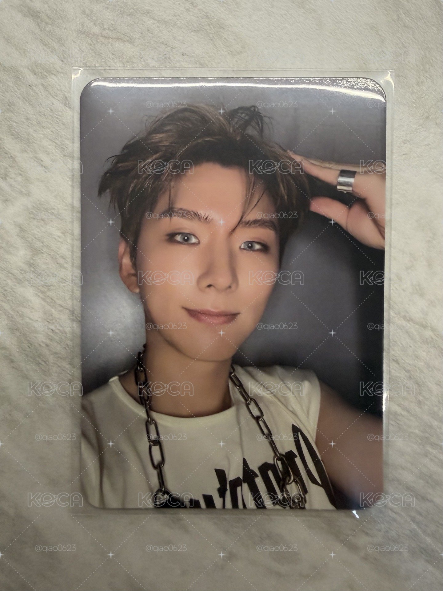 monsta x 柳基現 THE X 單封狗耳卡