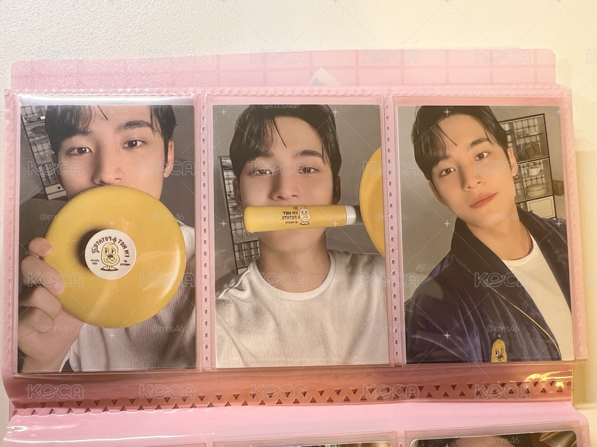 SEVENTEEN 金珉奎三張一套