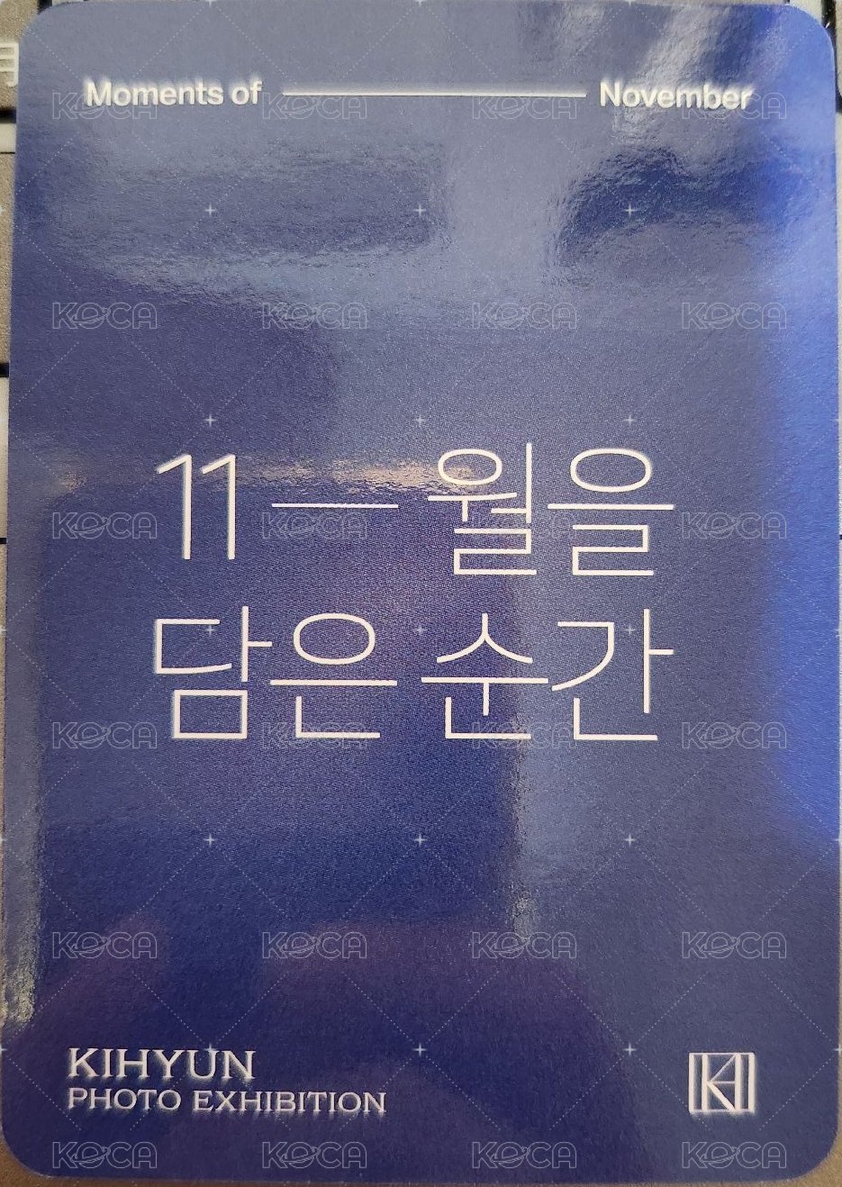 Moments of November PHOTO BOOK 專輯卡  背面