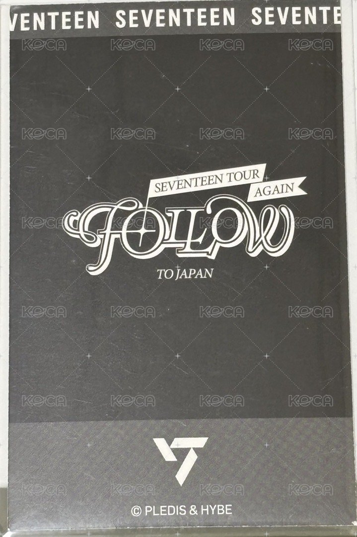 FOLLOW AGAIN 周邊卡 ｜日巡拍立得 背面