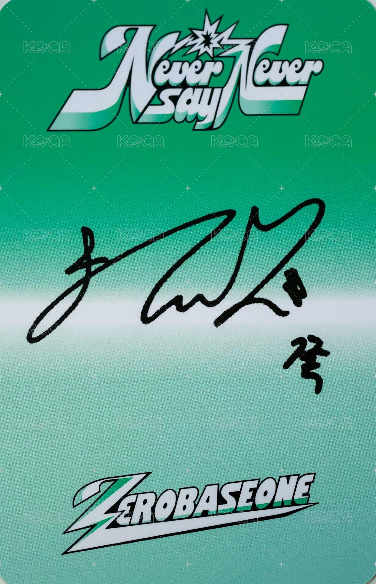 正規一 專輯卡 ICON ver. 04 背面