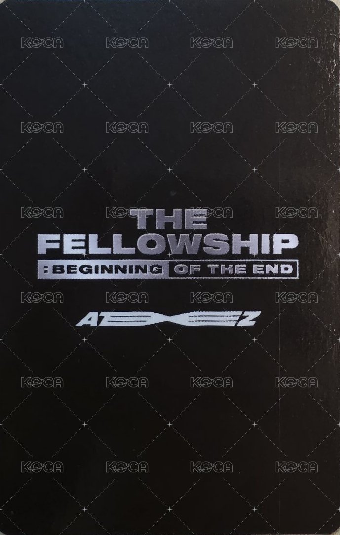 Beginning of the End 入場卡 / 場限卡 彩排 背面