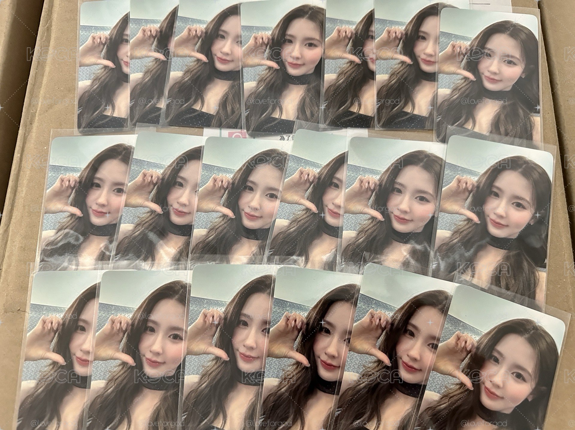 I-DLE fanme2.0台北簽售特典卡