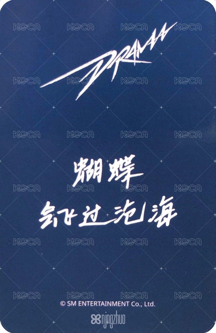 Drama sr 特典卡 星河預售E寧 背面