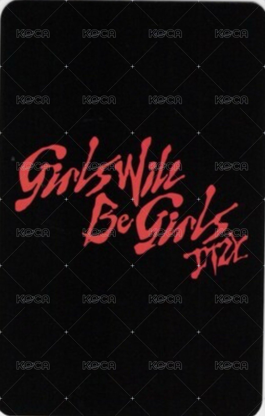 GWBG mp 預售 特典卡  背面