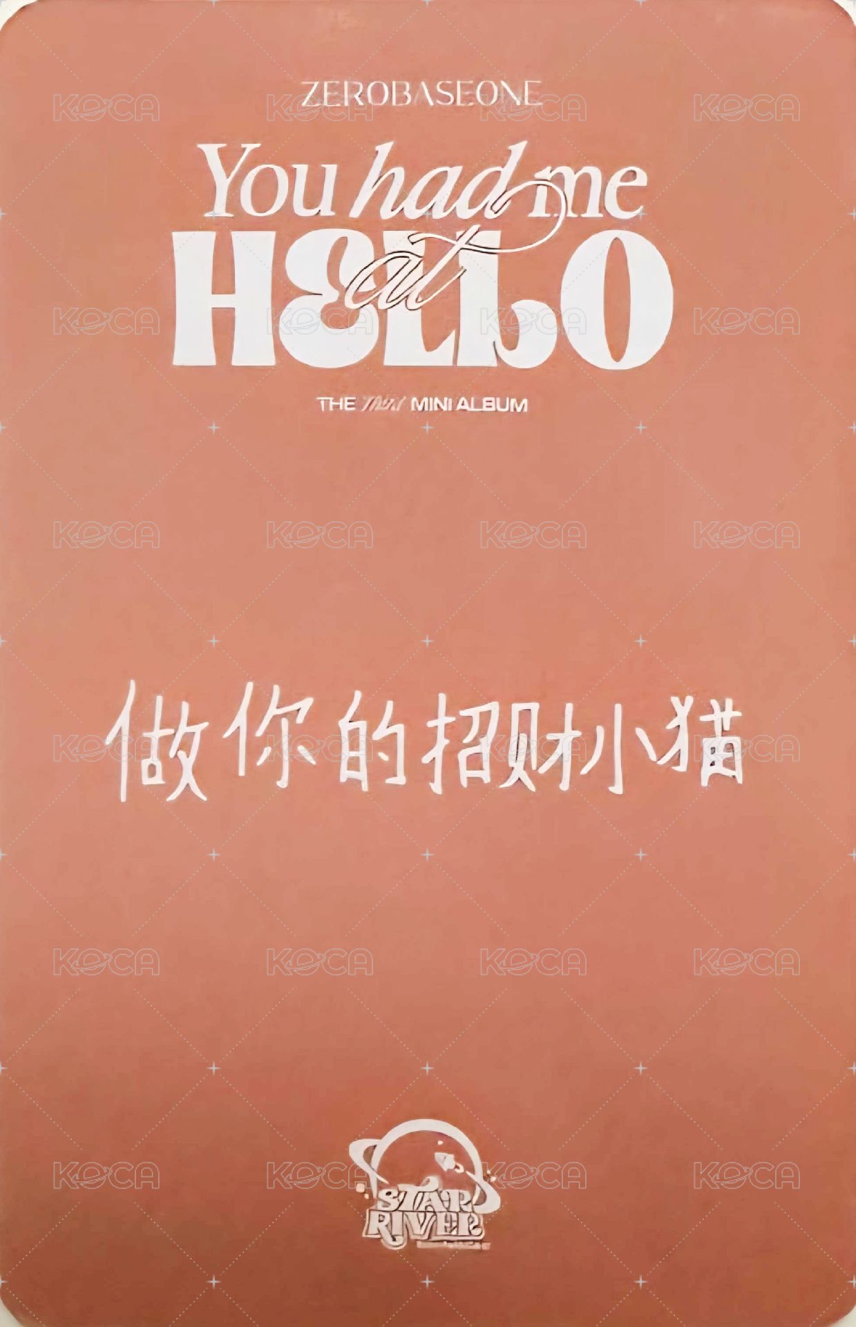 迷三 sr 1.0 簽售卡 兔耳麥 ver. 背面