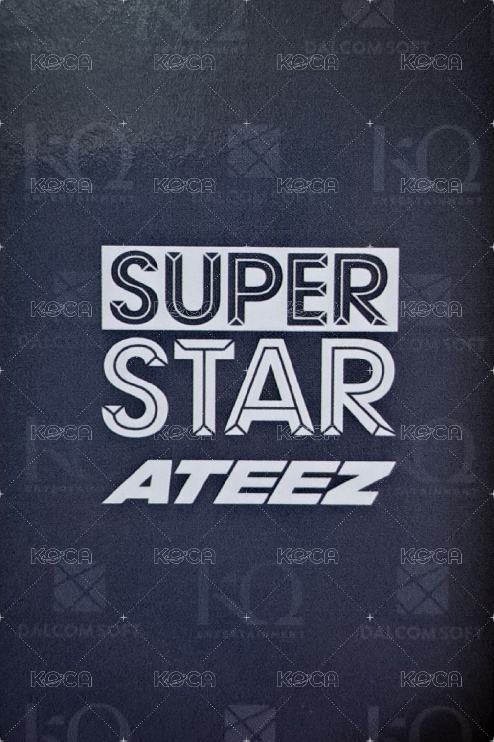 Towards the Light 遊戲卡 2025 SUPERSTAR ATEEZ 背面