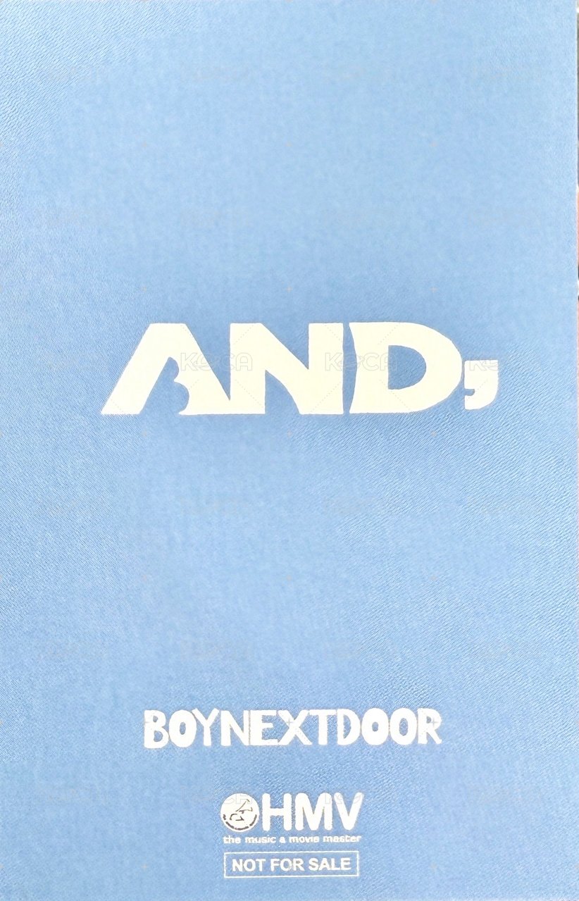 AND, hmv 幸運卡  背面