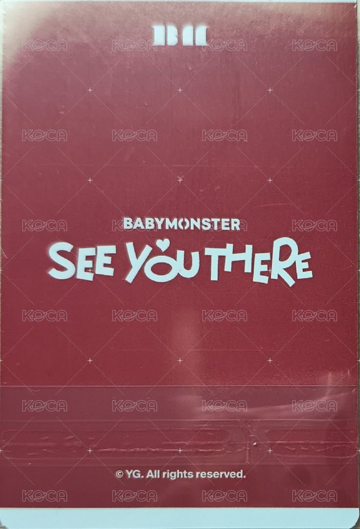 24 FM 周邊卡 首爾場周護照夾套卡 背面