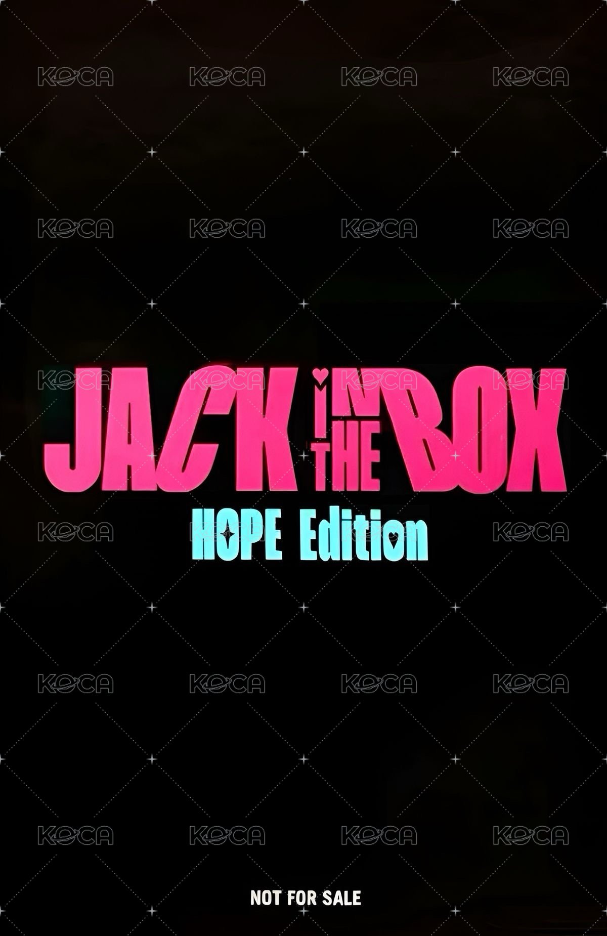 JITB wvs HOPE版 特典卡 首批預購 PVC硬卡 背面