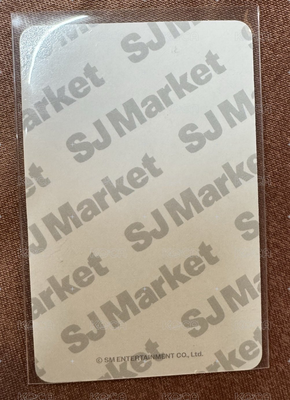 SJ MARKET 隨機卡  背面