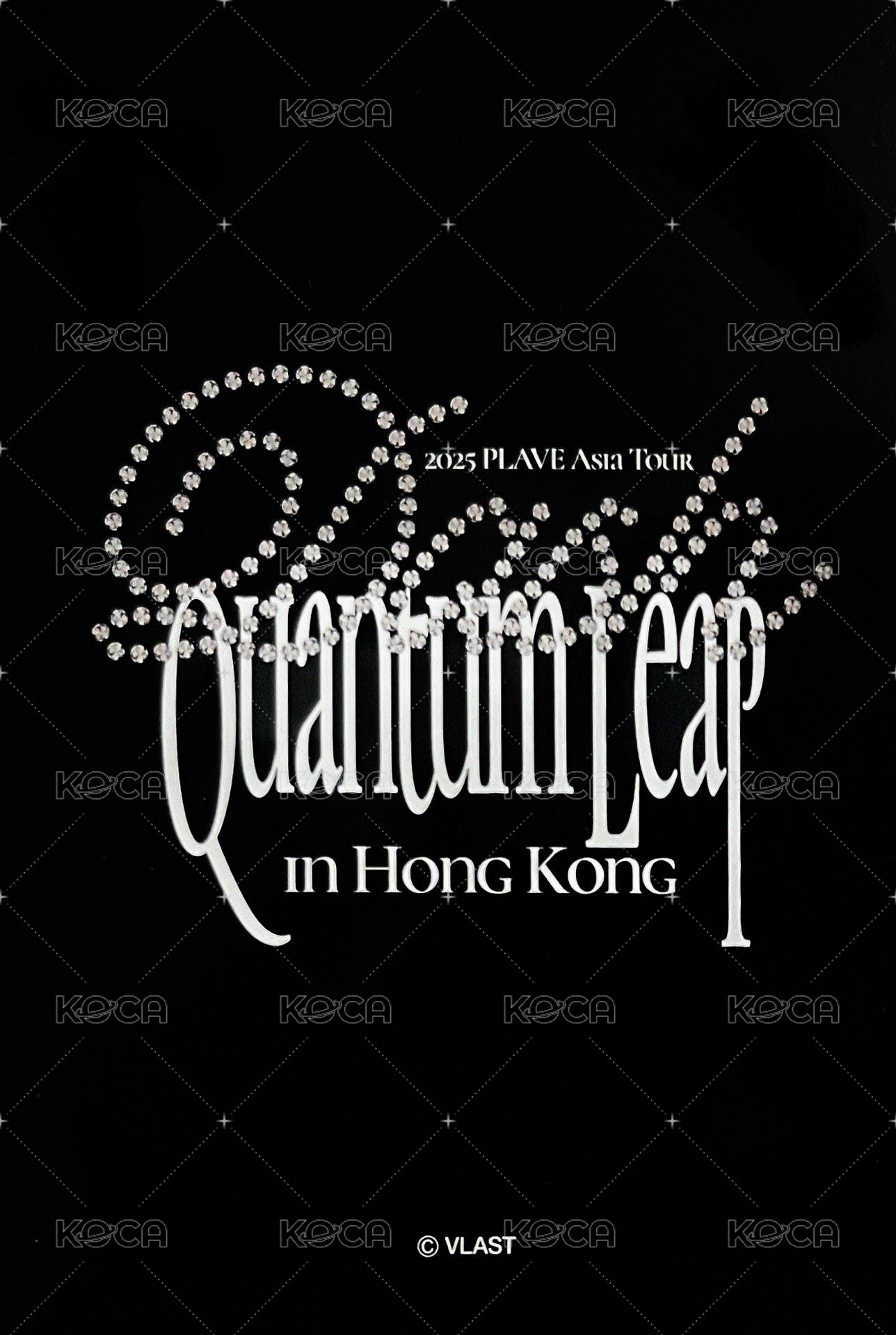 25亞巡 入場卡 / 場限卡 香港場 限定團體小卡 背面