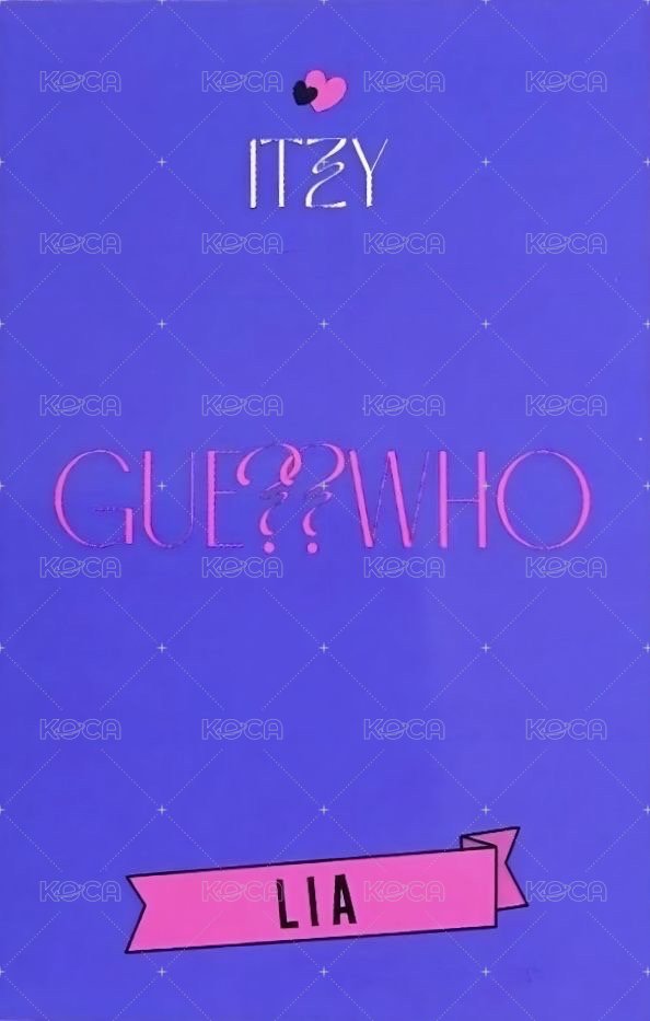 GUESS WHO wd 預售 特典卡  背面