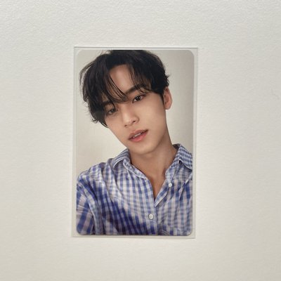 SEVENTEEN MINGYU THE NAME 白版小卡