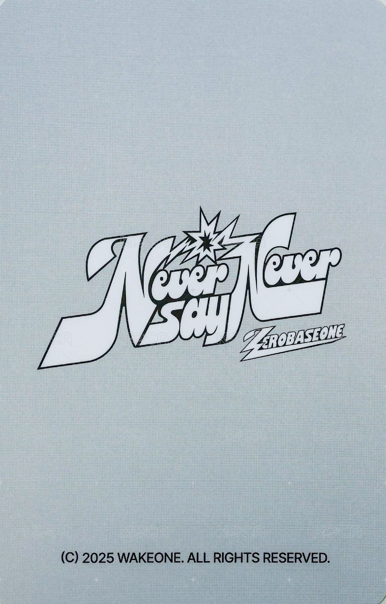 正1MD 滿額卡  背面