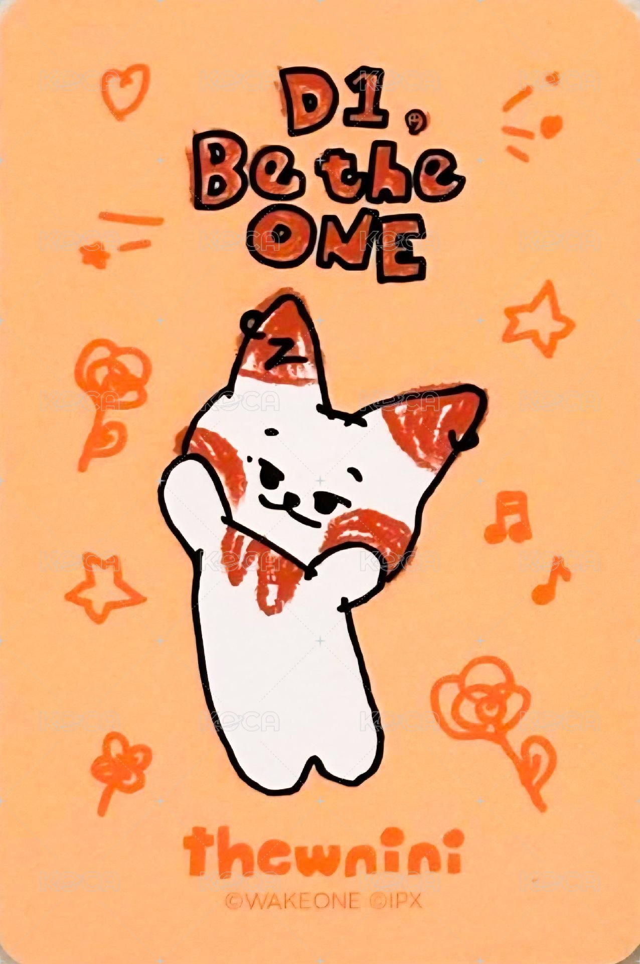 迷三快閃 周邊卡 帆布袋卡 背面