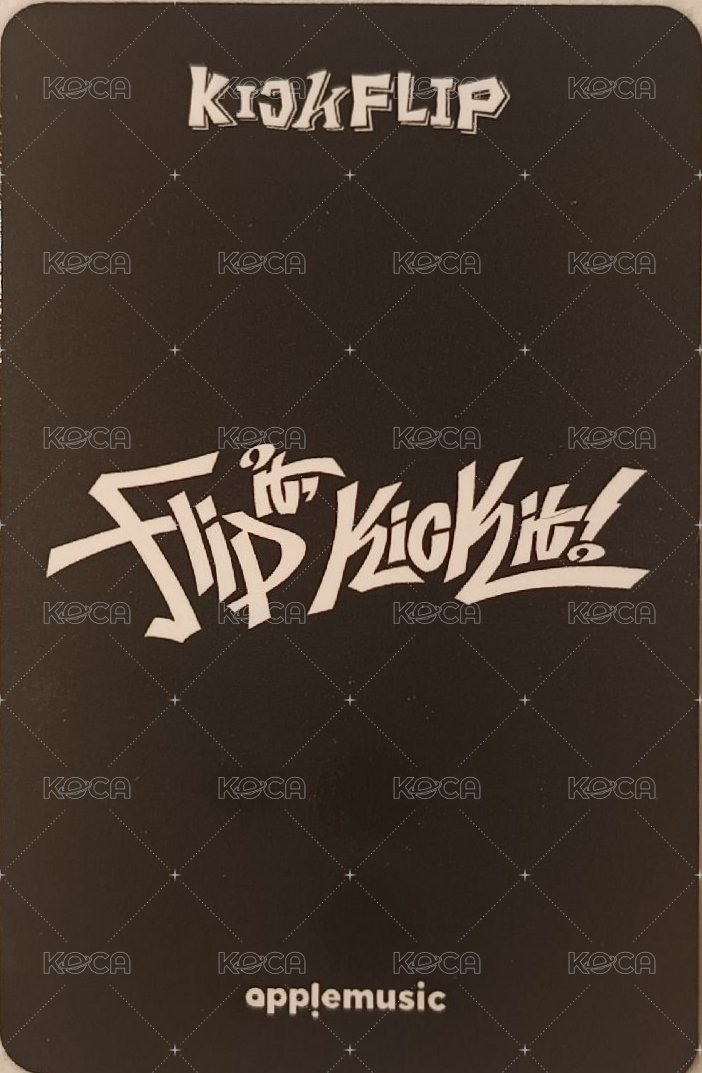 迷一 am 預售 特典卡  背面