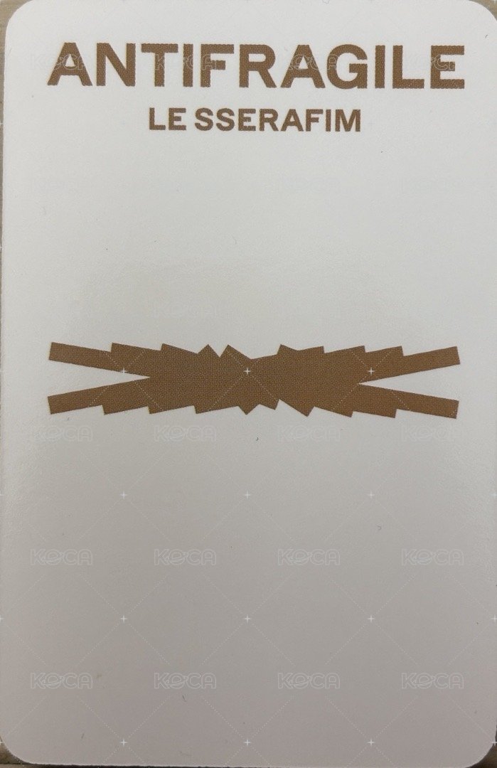 ANTIFRAGILE mp 簽售卡  背面