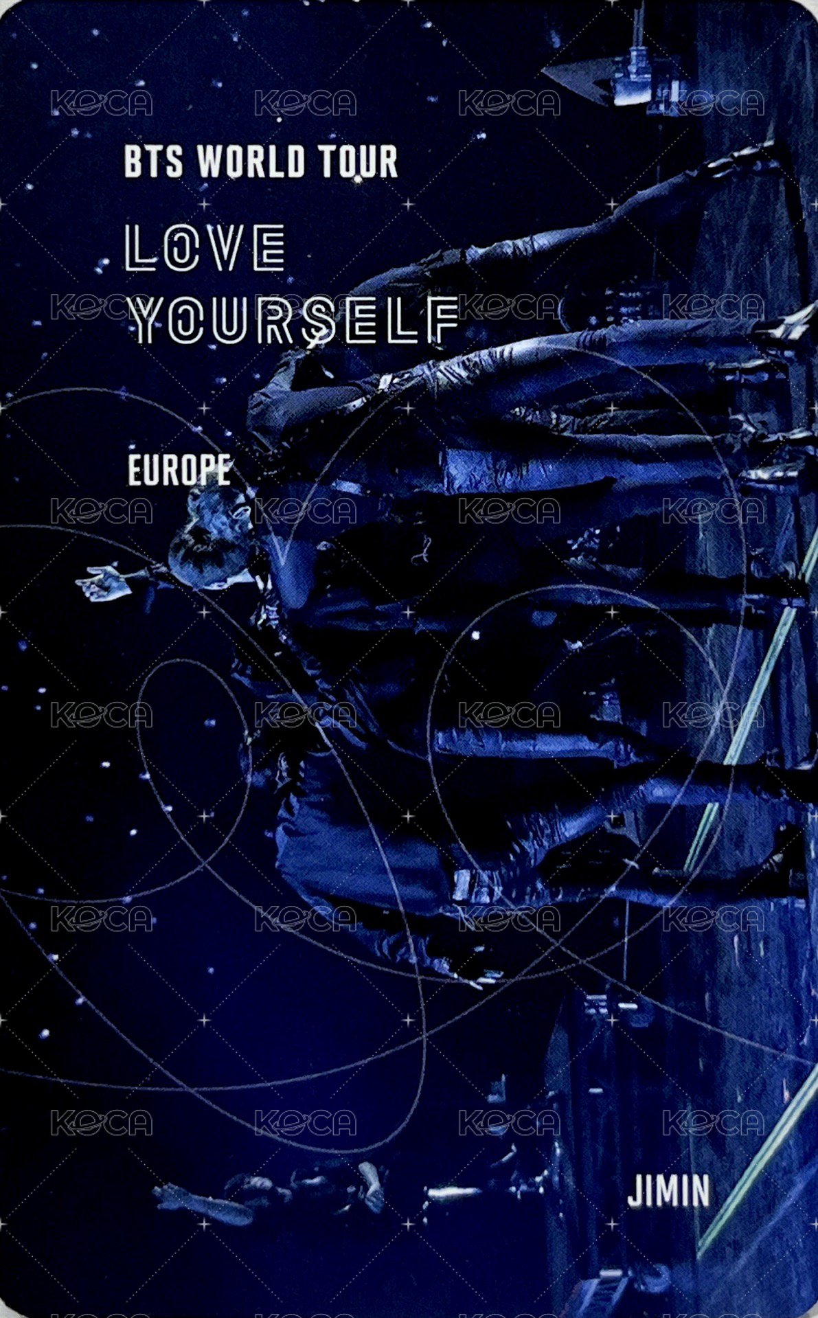 LY Tour 演唱會 DVD / CD 卡 歐洲 藍光版 背面