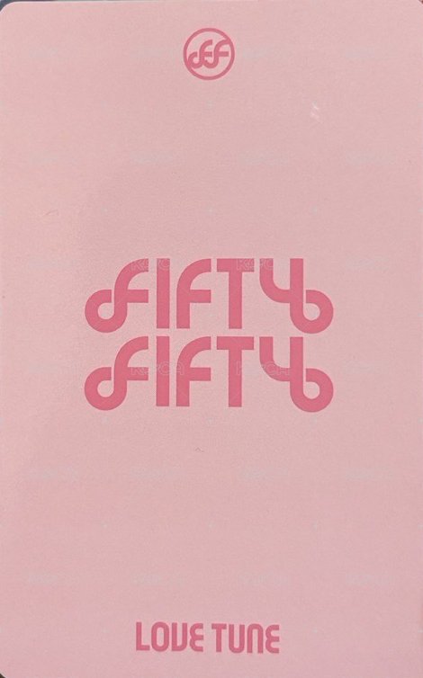 Love Tune 專輯卡  背面