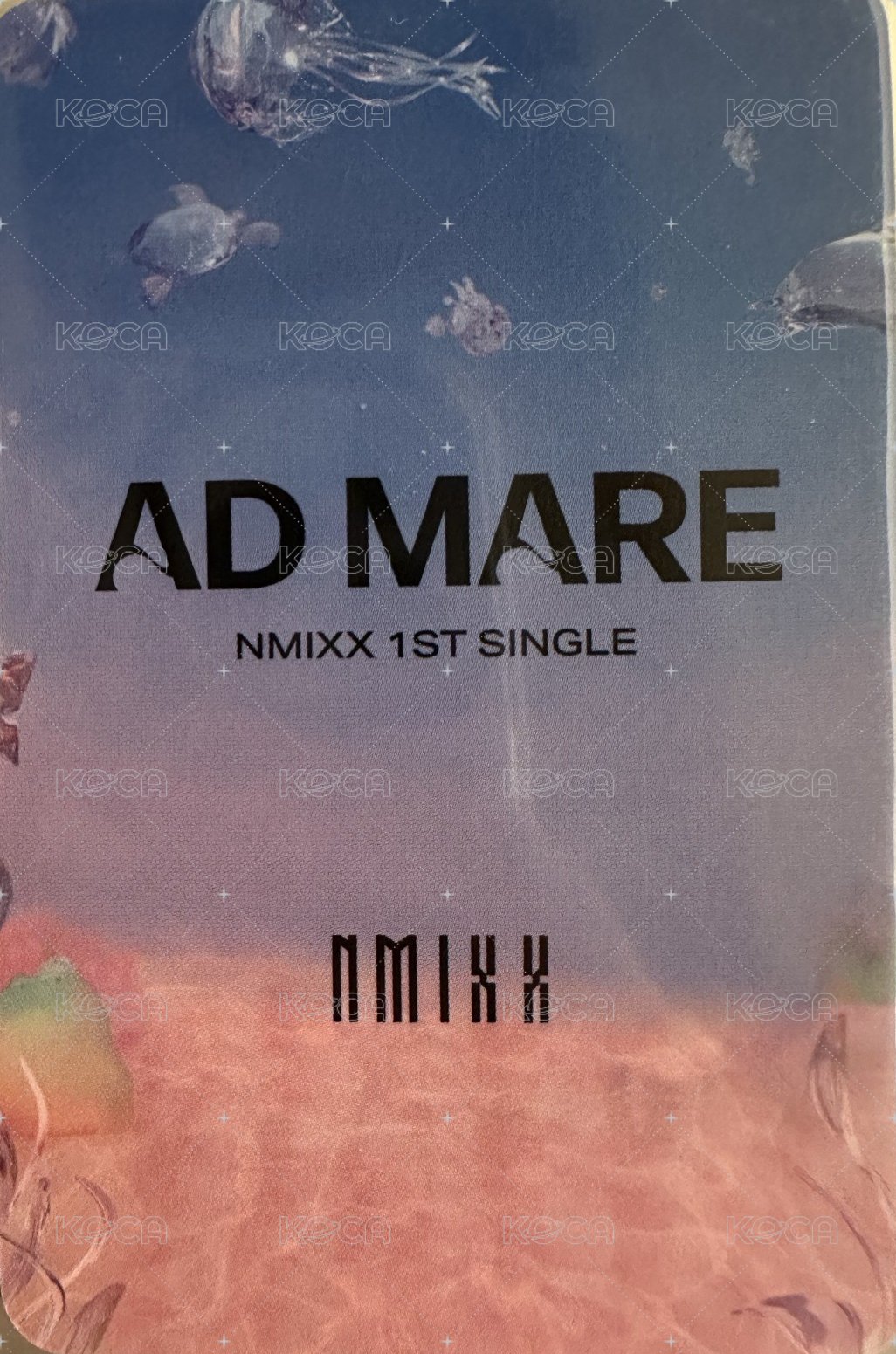 AD MARE sw 1.0 簽售卡  背面