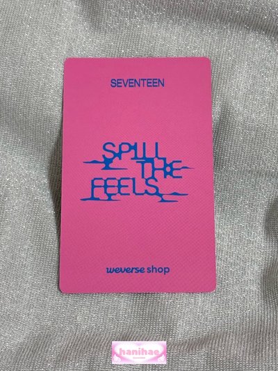 Joshua 知秀 mini12 迷12 Wvs特典卡