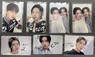 崔傘 姜呂尚 宋旼琦 崔鍾浩 尚旼雙人卡 傘中雙人卡  Golden hour pt.3 MSLD 