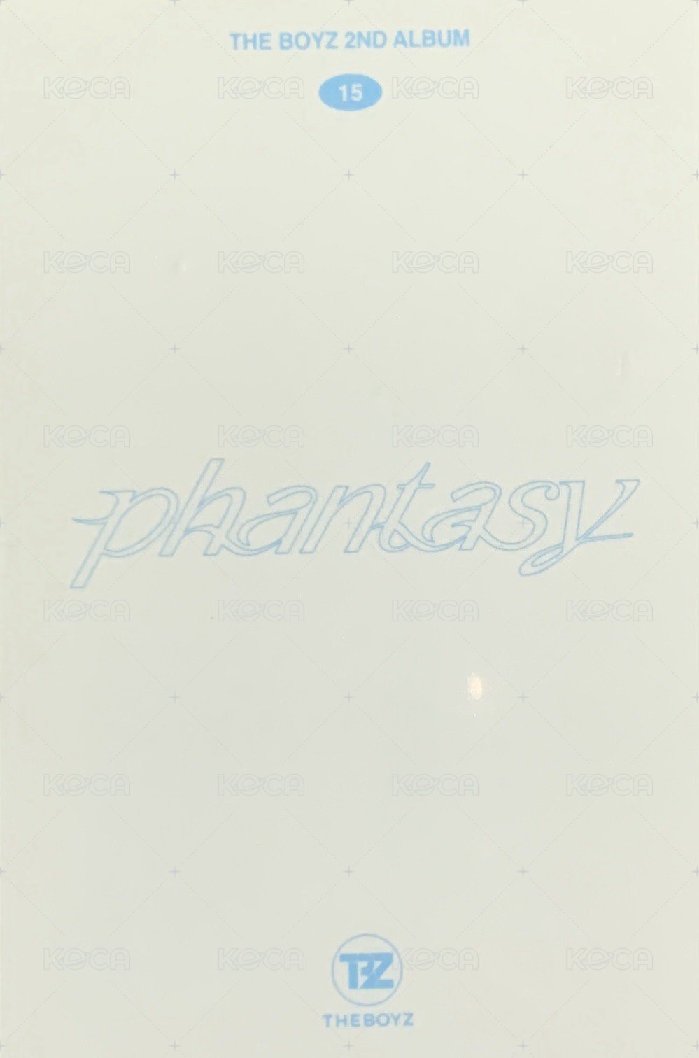 THE BOYZ 2ND ALBUM PHANTASY POP-UP STORE 隨機卡  背面