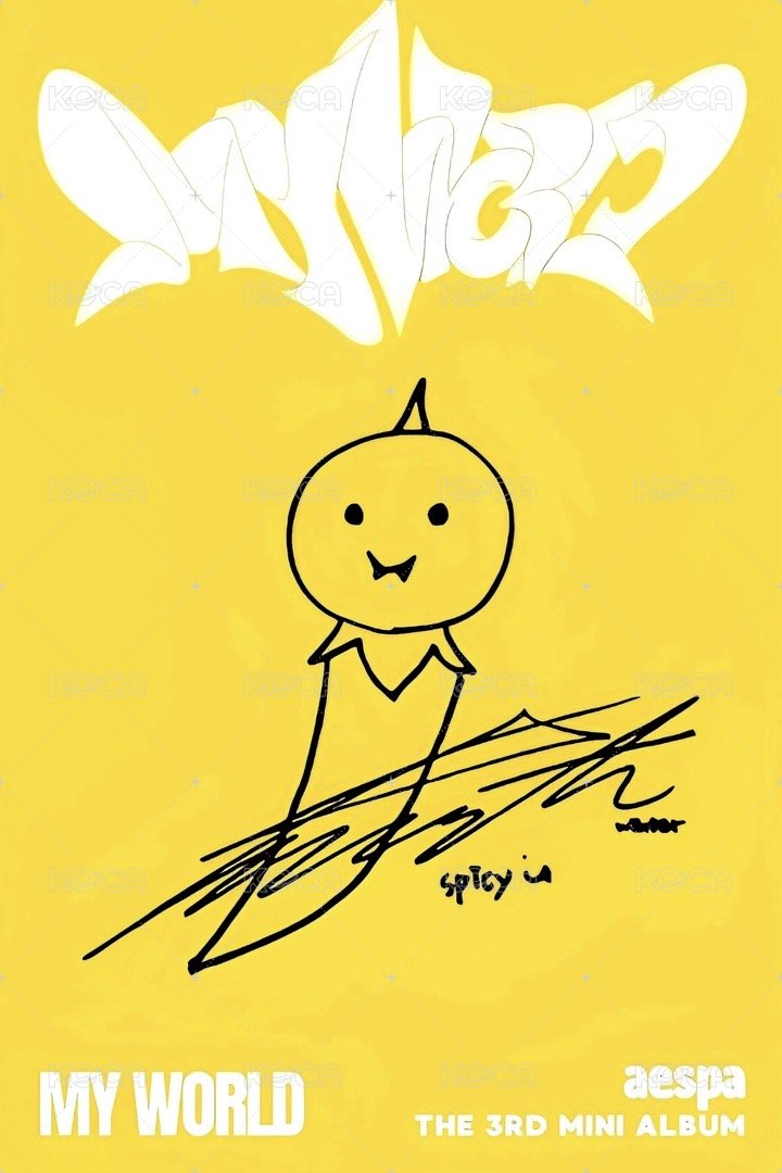 MY WORLD target 專輯卡 target冬 綠牆冬 背面