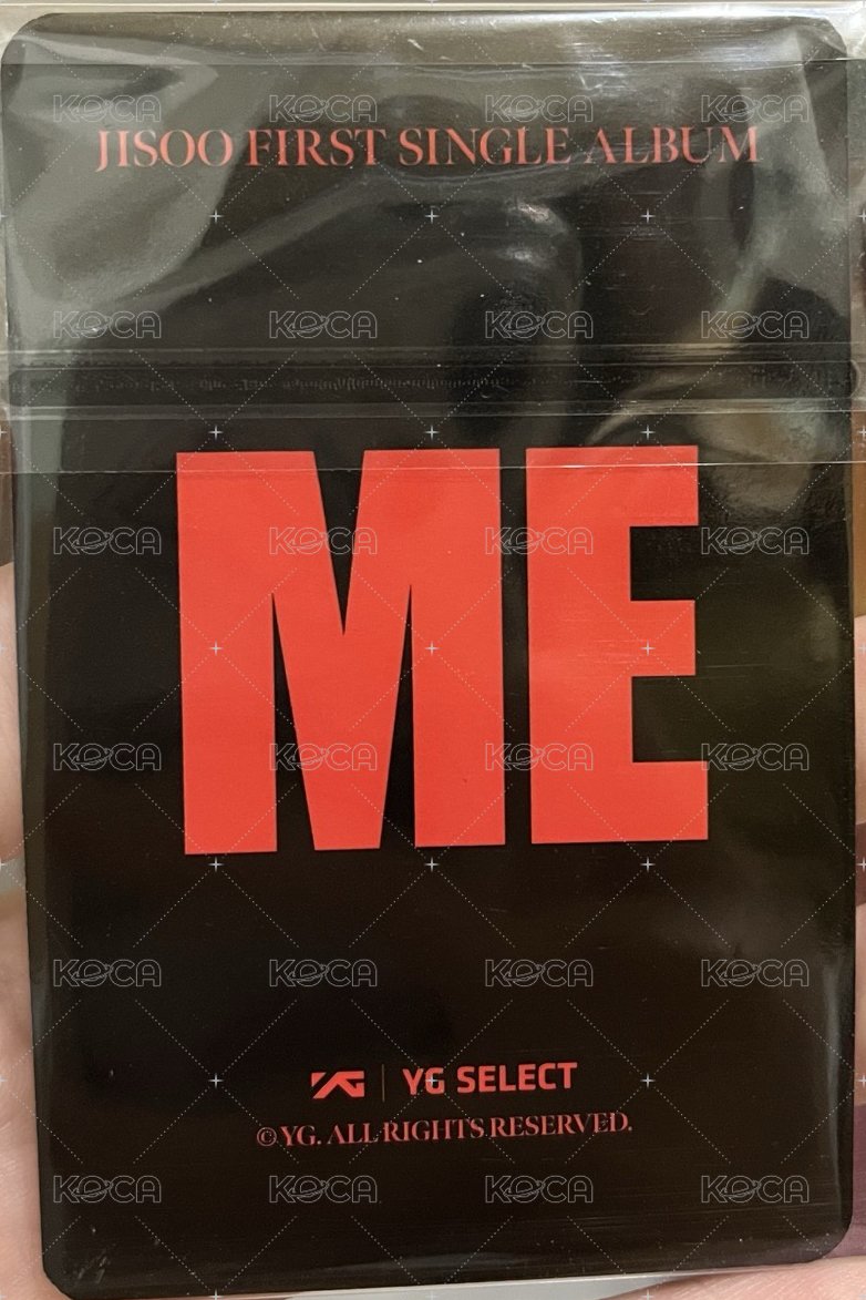 ME yg線下 特典卡  背面