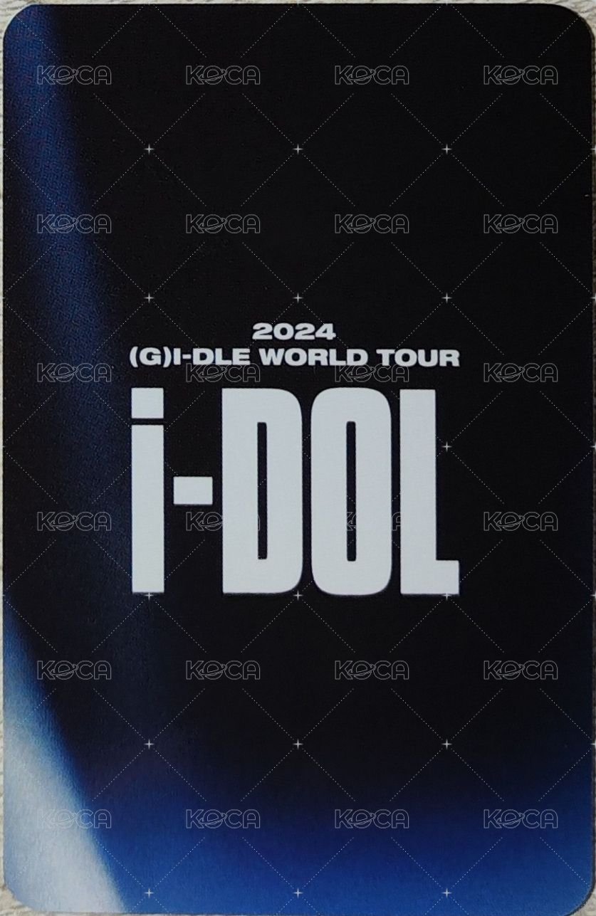 24’演唱會 iDOL 隨機卡 場週卡包隨機小卡 背面