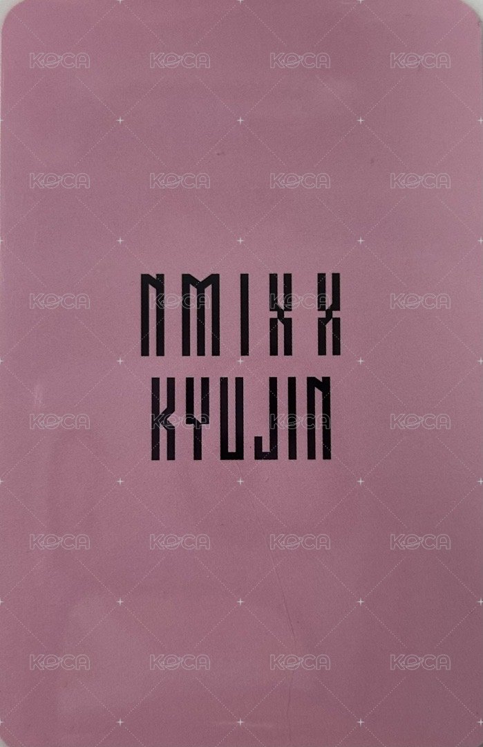 AD MARE hello82 特典卡 ver.2 美周圭 背面