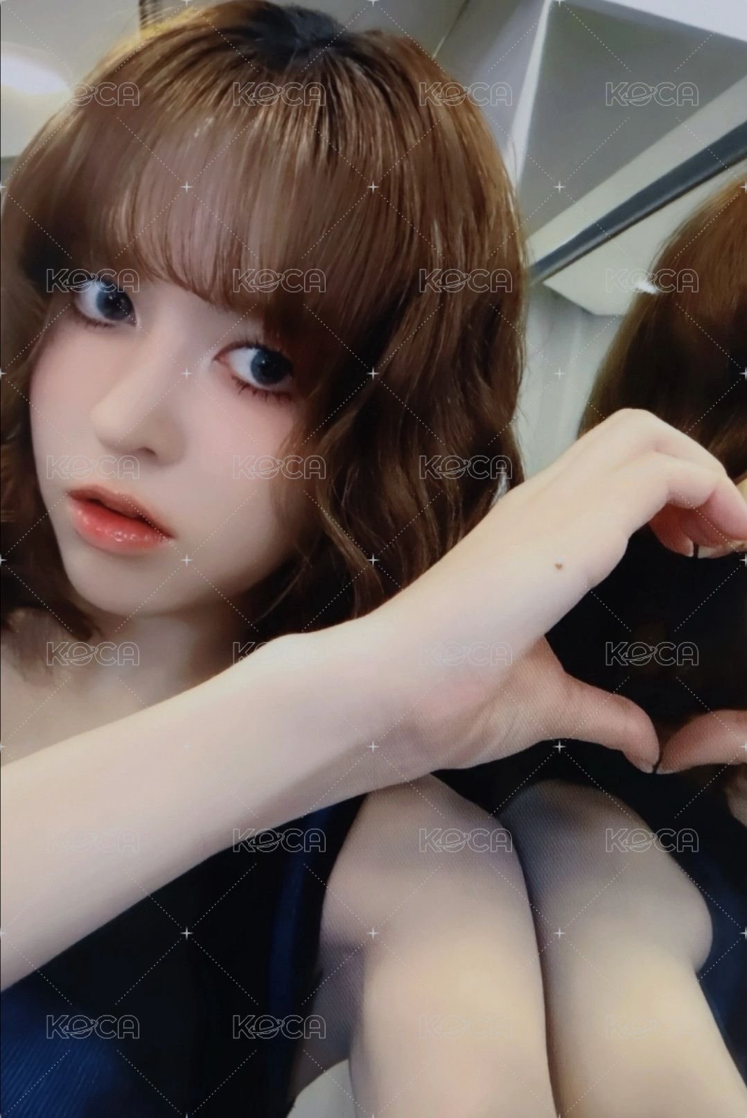 FORWARD ms 簽售卡 鏡子愛心莉 正面