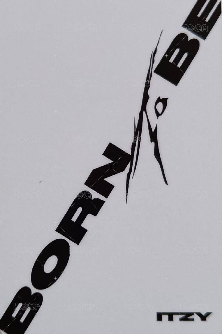 BORN TO BE 專輯卡 普版 背面