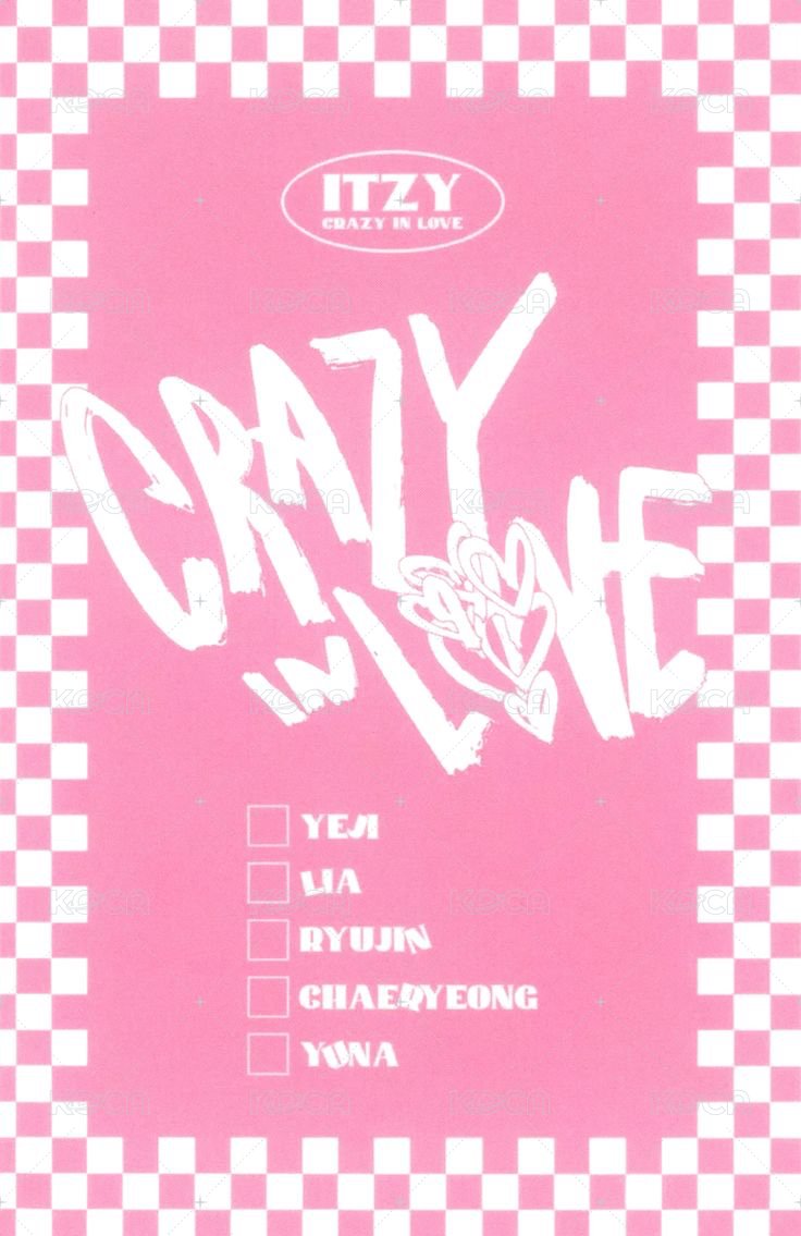 CRAZY IN LOVE 專輯卡  背面