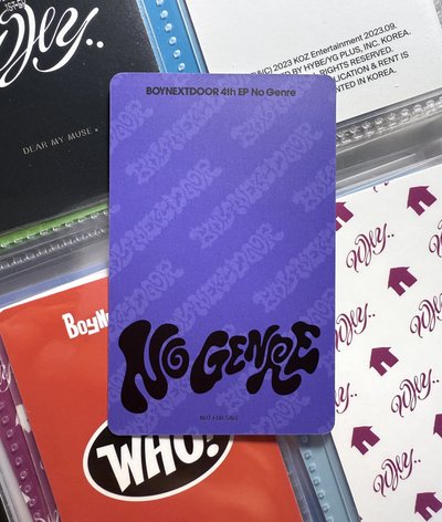 ❇️ No Genre 環球單封卡 李常赫