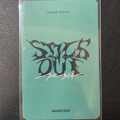 NMIXX Jiwoo ms特典卡 制服友一組