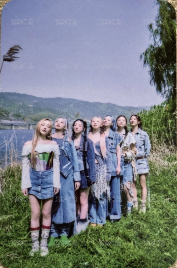 迷你八輯 專輯卡 (電子專固配卡) 正面