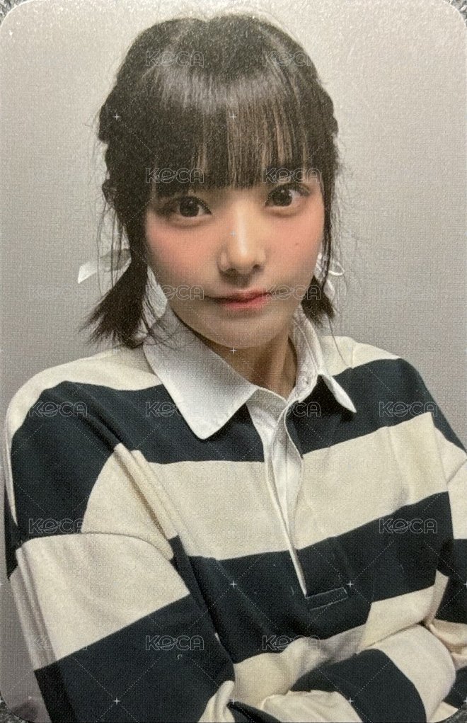 迷二 Kpopstore 線上3.0 特典卡 條紋燕 正面