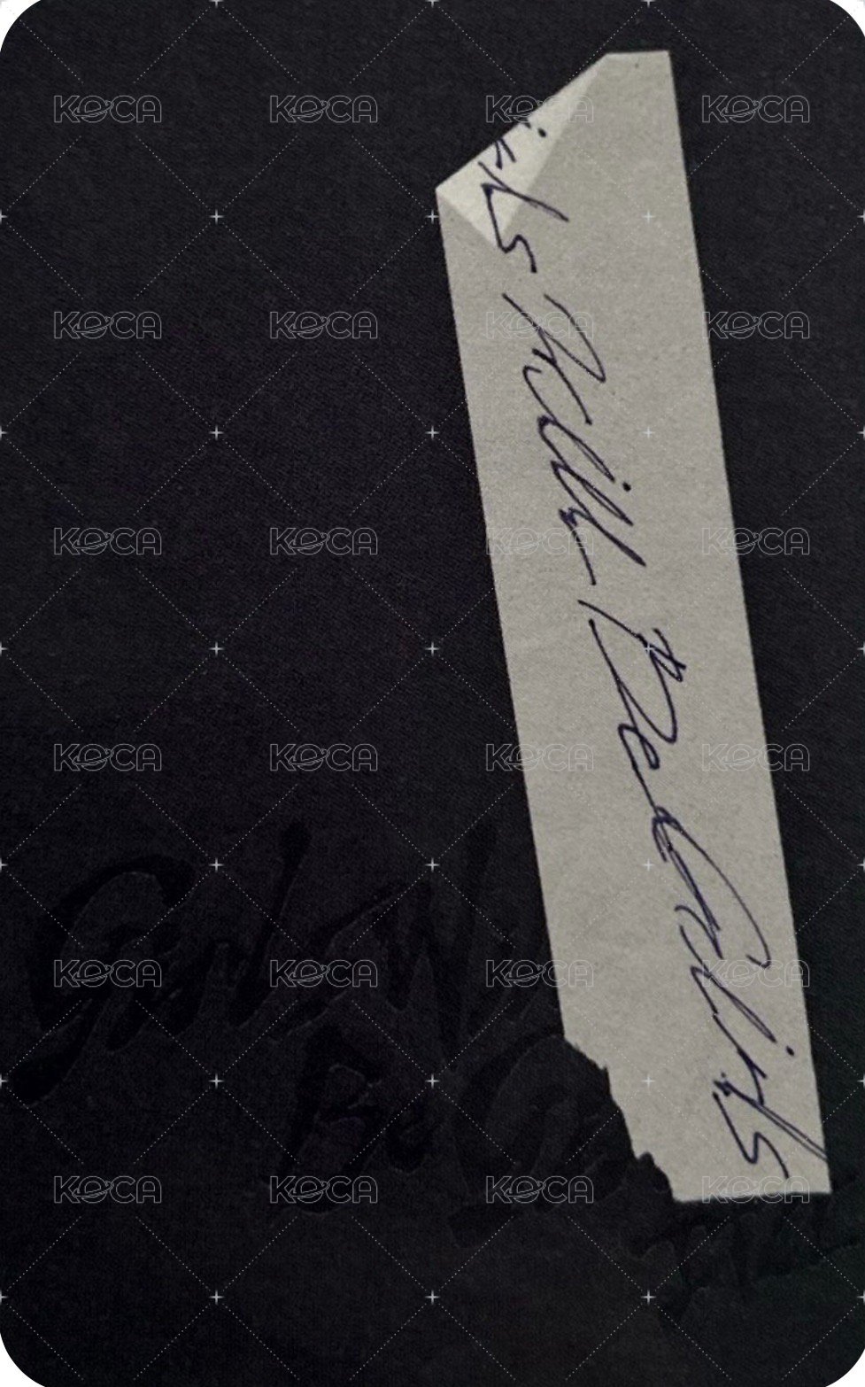 GWBG 專輯卡 特別版 B ver. 背面