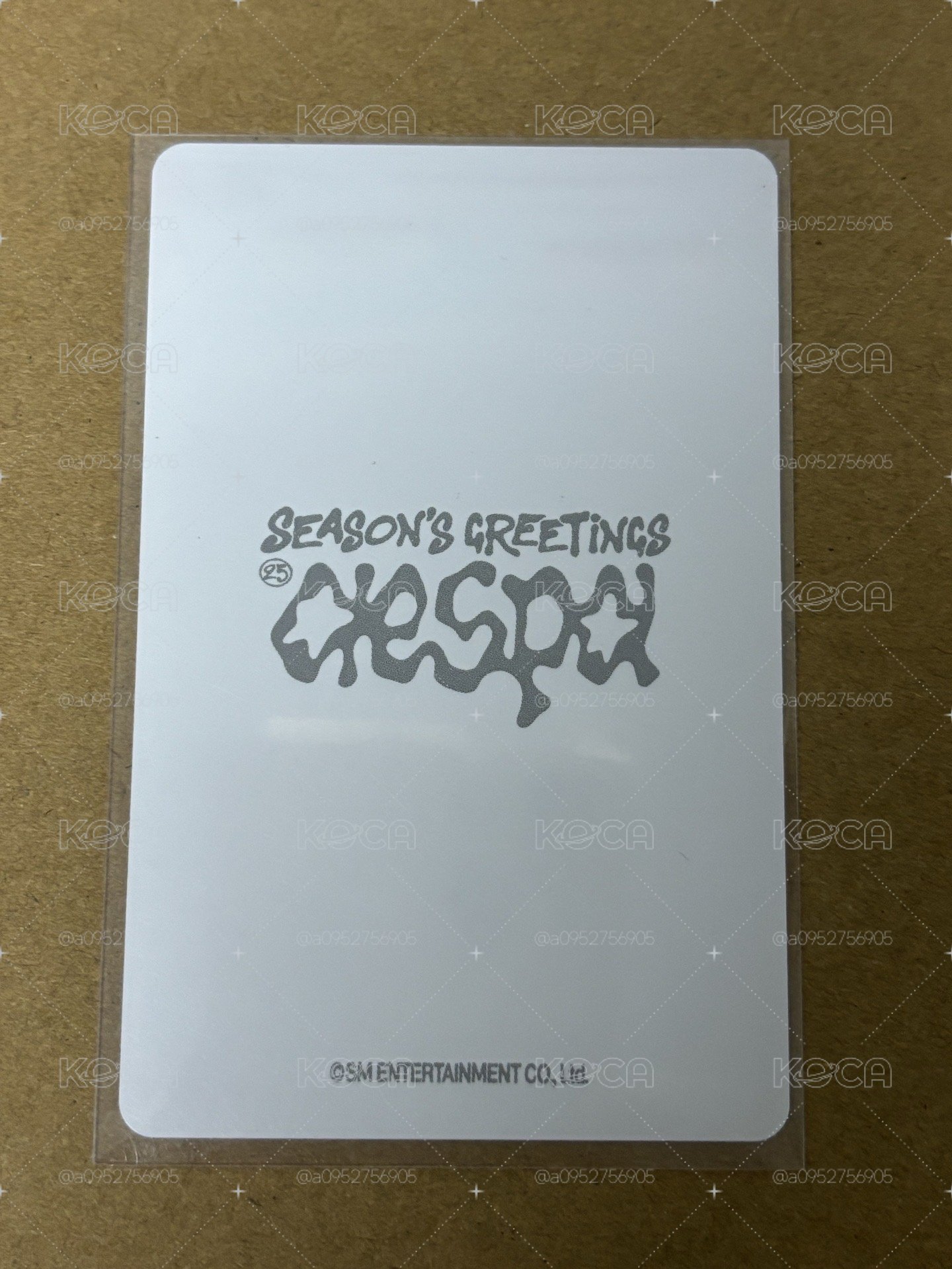 aespa 2025年曆 隨機卡 後續 柚吉雙人卡