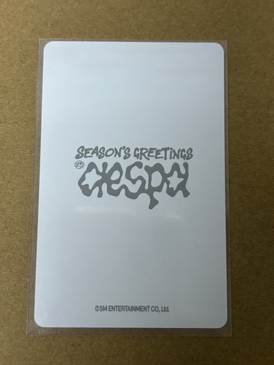 aespa 2025年曆 隨機卡 後續 柚吉雙人卡